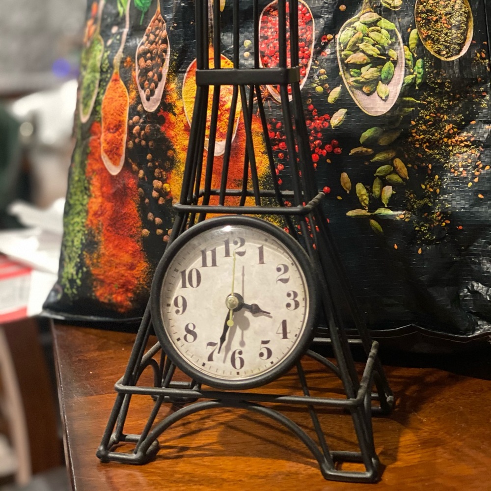 Eiffel Tower clock